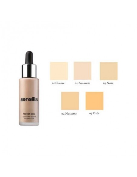 Sensilis Velvet Skin Antiaging Serum Fondöten 04 ( Noisette ) 30 ml