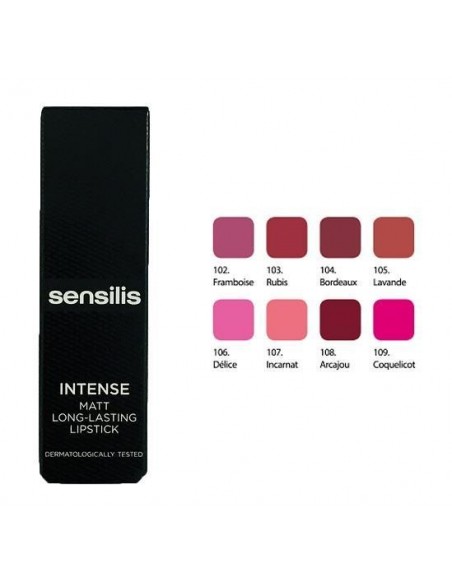 Sensilis Intense Matt Long-Lasting Lipstick Ruj 102 ( Framboise ) 3,5 ml