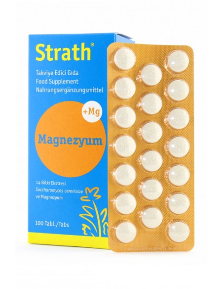 Strath Magnezyum Takviye Edici Gıda 100 Tablet