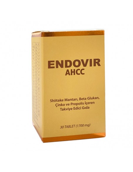 KRC Derma Endovir AHCC Takviye Edici Gıda 30 Tablet