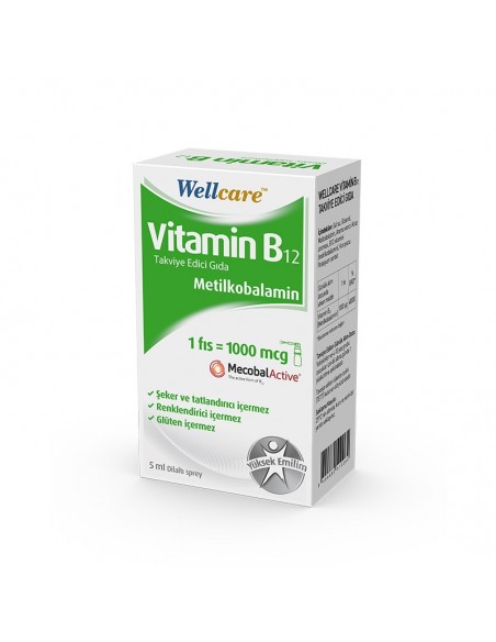 Wellcare Vitamin B12 1000 Mcg 5 ml