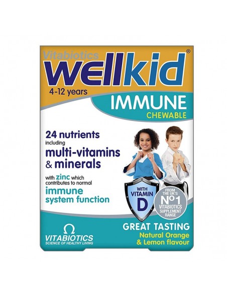 Vitabiotics Wellkid Immune 30 Tablet