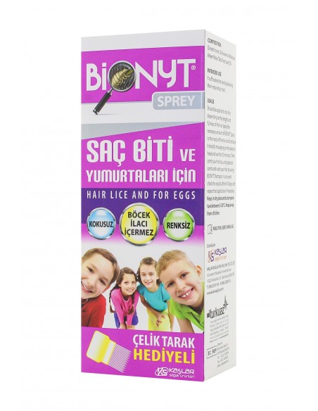 Bionyt Bit Spreyi 100 ml ( Çelik Tarak Hediyeli )