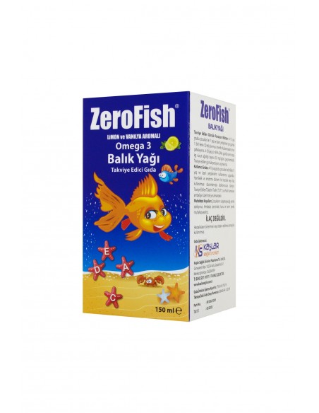 ZeroFish Omega 3 Balık Yağı 150 ml