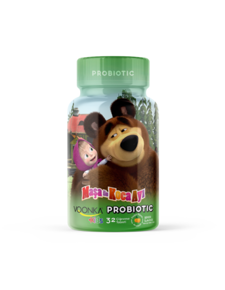 Voonka Kids Maşa ile Koca Ayı Probiotic 32 Tablet