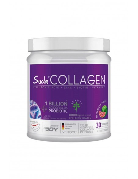 Suda Collagen + Probiyotik Karpuz Aromalı Takviye Edici Gıda 300gr