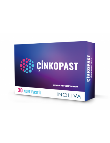 Inoliva Çinkopast Orman Meyveli 30 Pastil | 15 mg