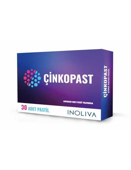 Inoliva Çinkopast Orman Meyveli 30 Pastil | 15 mg