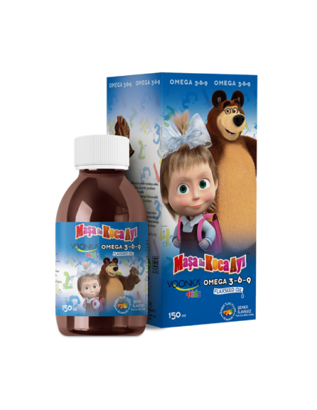 Voonka Kids Maşa ile Koca Ayı Omega 3-6-9 150 ml