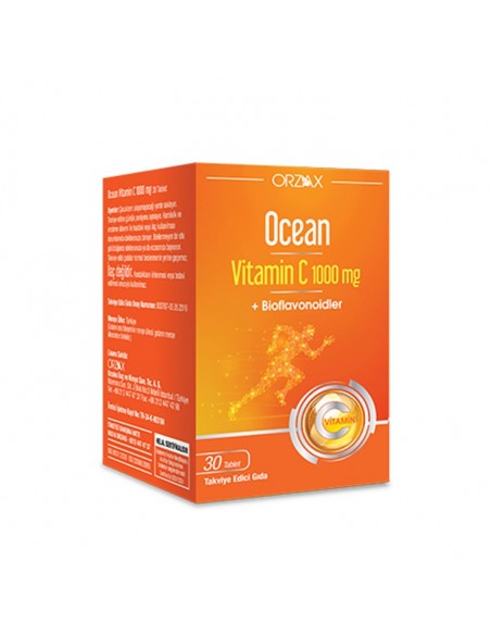 Ocean Vitamin C 1000 mg 30 Tablet x 3 Adet