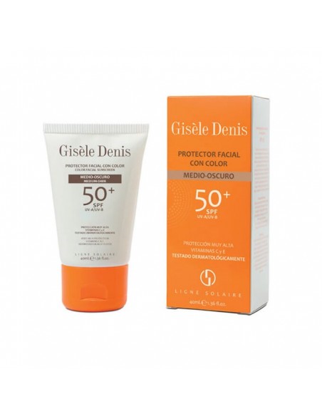 Gisele Denis Color Facial Suncreen Spf50+ Medium/Dark ( Yüz İçin Güneş Koruma Kremi ) 40 ml