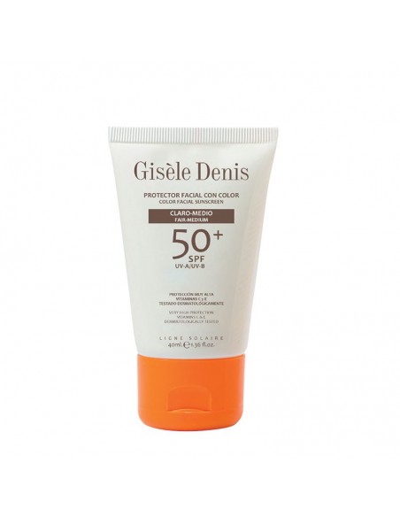 Gisele Denis Color Facial Suncreen Spf50+ Fair/Medium ( Yüz İçin Güneş Koruma Kremi ) 40 ml