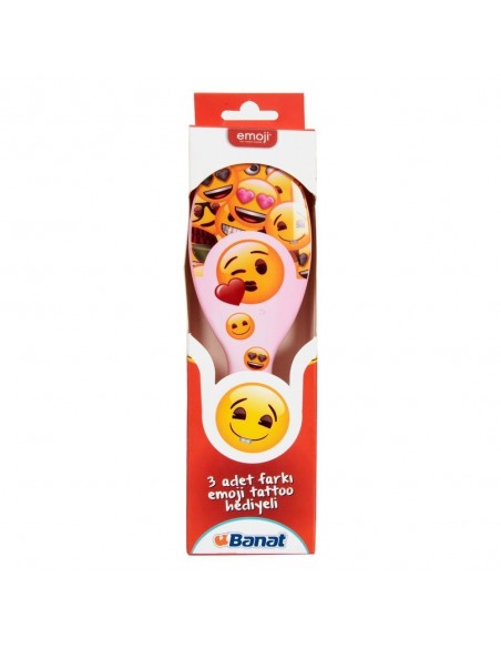 Banat Emoji Saç Fırçası