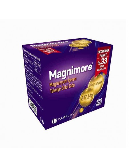 Magnimore Takviye Edici Gıda 120 Tablet