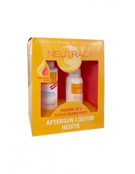 Neutracy Normal ve Kuru Ciltler için Spf50+ Güneş Koruyucu Krem 70 ml + Aftersun HEDİYE