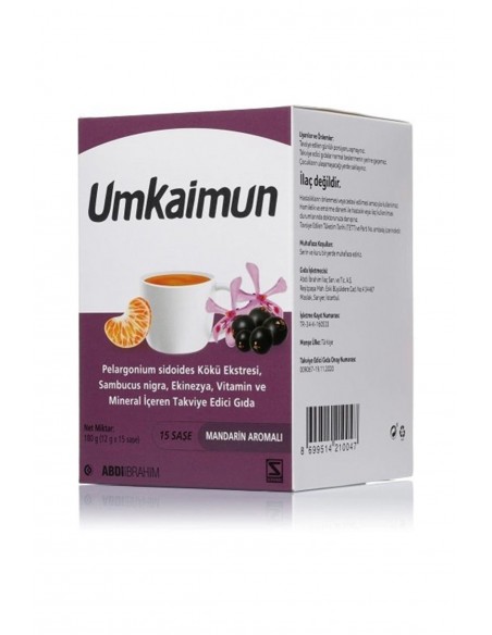 Umkaimun Vitamin Mineral İçeren Takviye Edici Gıda 15 Saşe