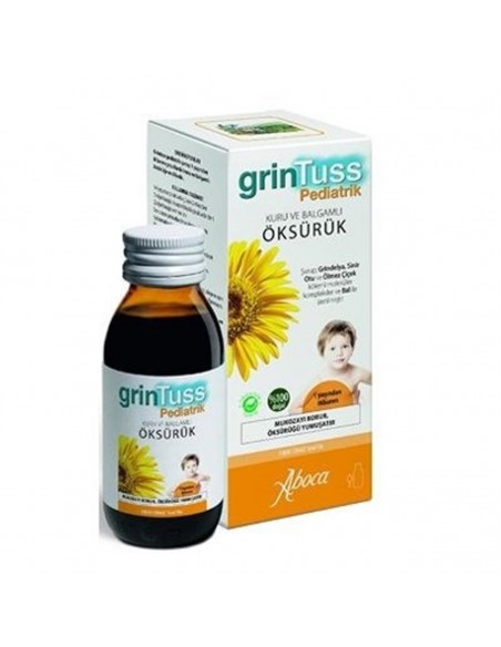 Grintuss Pediatrik Öksürük Şurubu Kids 128 gr