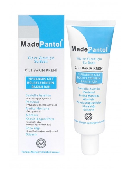 MadePantol Su Bazlı Cilt Bakım Kremi 50 ml