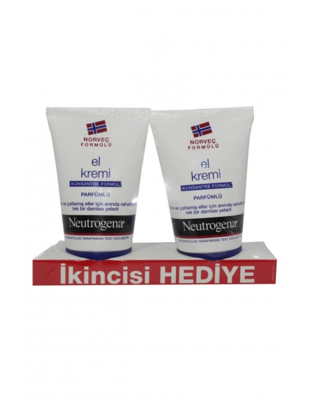 Neutrogena Parfümlü El Kremi 50 ml + İkincisi HEDİYE