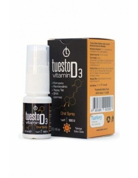 Tuesto Vitamin Şişe D3 10Ml