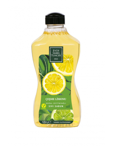 Eyüp Sabri Doğal Zeytinyağlı Sıvı Sabun Çeşme Limonu 1,5 Lt