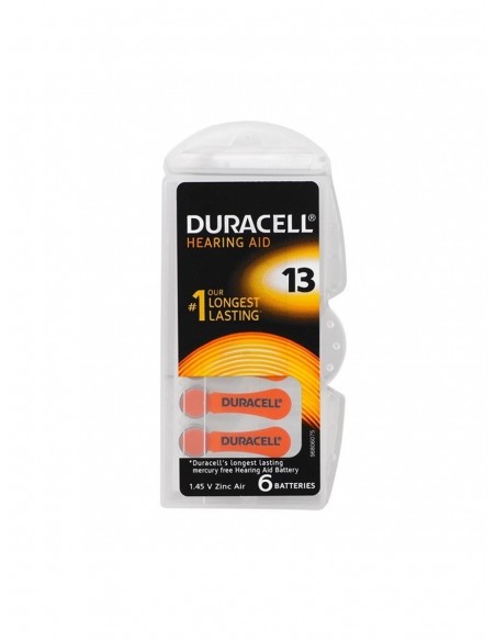 Duracell Activair İşitme Cihazı Pili 6'lı No: 13