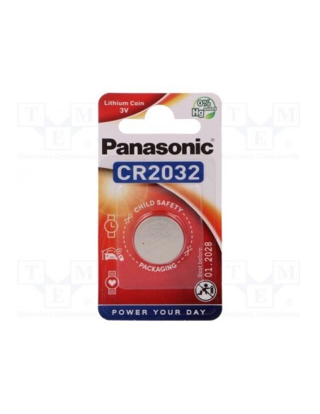 Panasonic CR2032 Lithium Coin 3V Pil