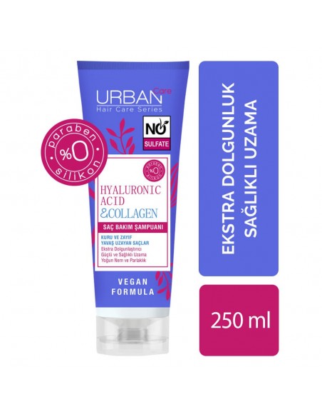 Urban Care Hyaluronic Acid & Collagen Saç Bakım Şampuanı 250 ml