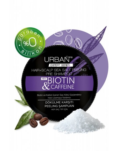 Urban Care Expert Series Biotin & Caffeine Dökülme Karşıtı Peeling Şampuan 200g