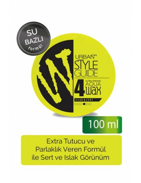 Urban Care Style Guide Aqua Wax ( 4 ) Islak & Sert 100 ml