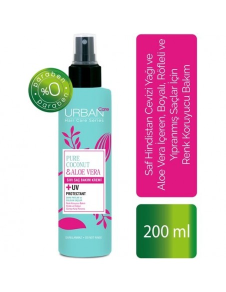 Urban Care Pure Coconut & Aloe Vera Sıvı Saç Bakım Kremi 200 ml