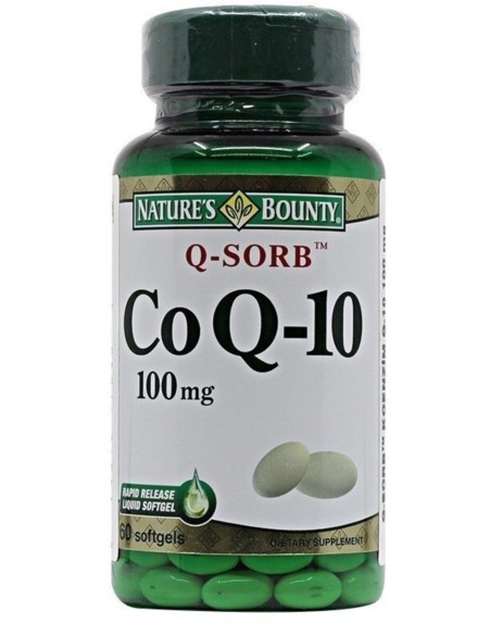 Nature's Bounty Q-Sorb CoQ-10 100mg 60 Kapsül