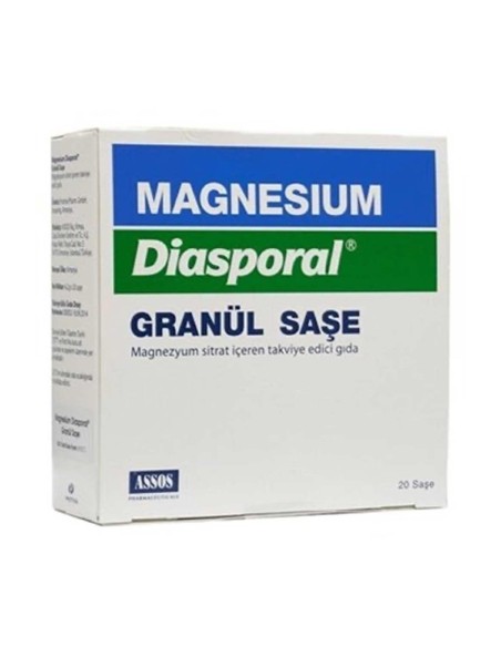 Magnesium Diasporal Granül 20 Saşe