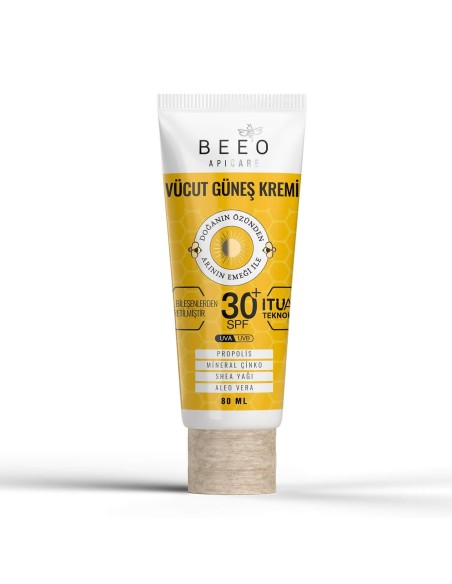 Beeo Up Apicare Vücut Güneş Kremi Spf 30+ 80 ml