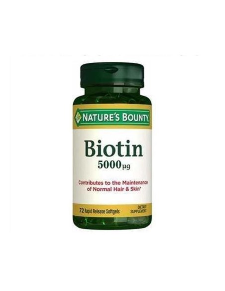 Nature's Bounty Biotin 5000 Mcg 72 Kapsül