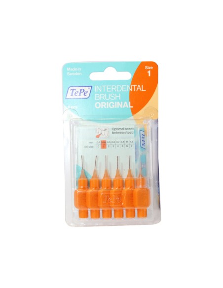 TEPE İnterdental Brush Blister Diş Arası Turuncu 0.45mm 6 lı