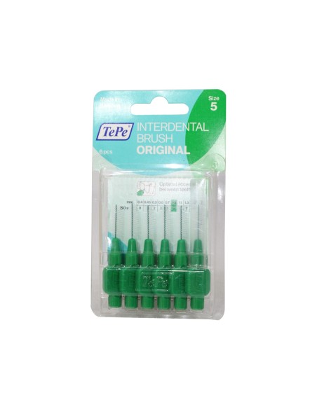 TEPE İnterdental Brush Arayüz Fırçası Yeşil 0.8 mm 6 lı