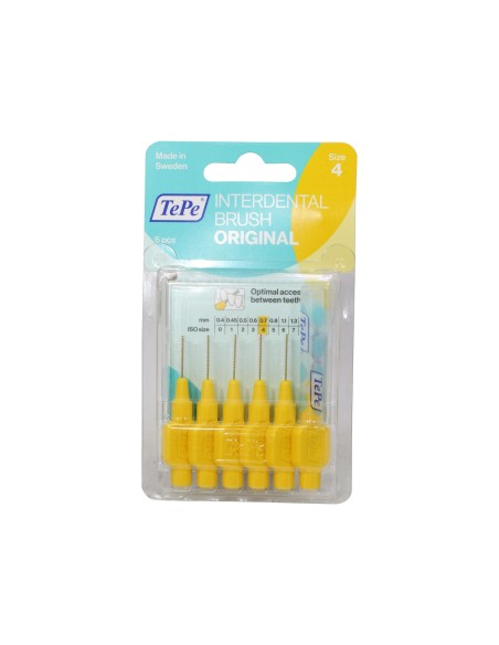 TEPE İnterdental Brush Blister Diş Arası Fırçası Sarı 0.7 mm 6 lı