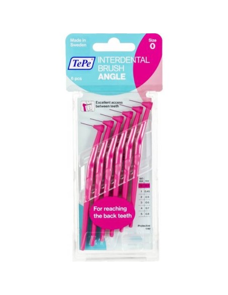 TEPE Angle Arayüz Diş Fırçası Pembe 0.4 mm 6 lı