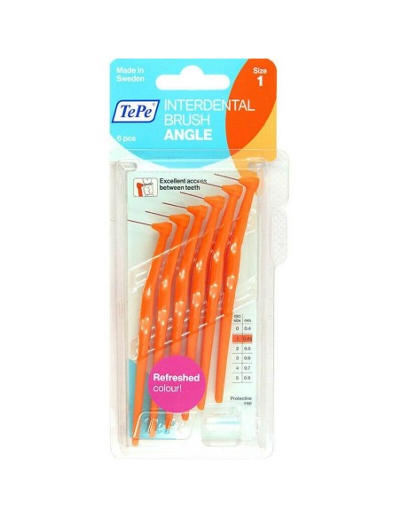 TEPE  İnterdental Brush Arayüz Fırçası Angle Turuncu 0.45 mm 6 lı