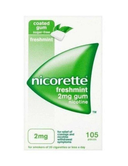 Nicorette Freshmint 2mg Naneli Sakız 105 Adet (S.K.T 11-2024)