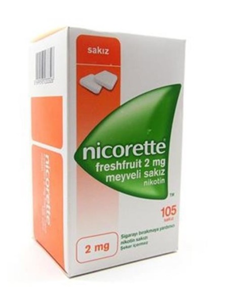 Nicorette Freshfruit 2 Mg Meyveli 105 Sakız