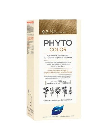 Phyto Color Bitkisel Saç Boyası 9.3 - Açık Sarı Dore Yeni Formül