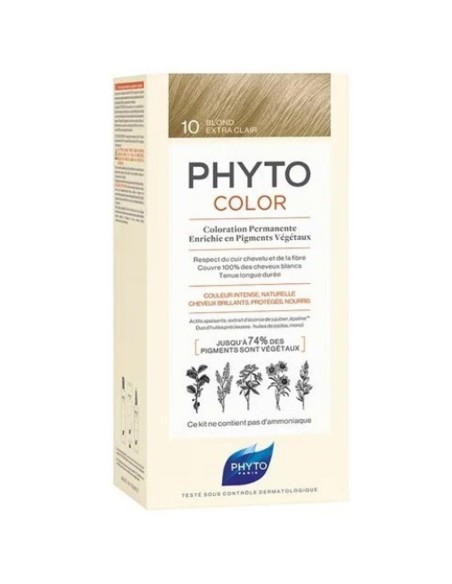 Phyto Color Bitkisel Saç Boyası 10 - Çok Açık Sarı Yeni Formül