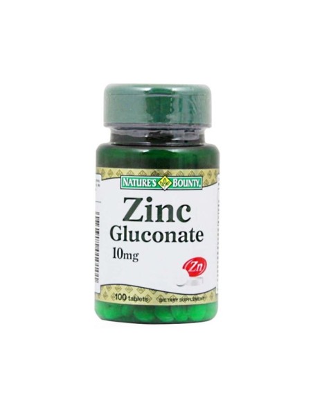 Nature's Bounty Zinc Gluconate 10mg 100 Tablet