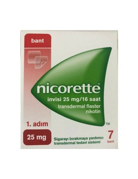 Nicorette Invisi 1.adım 25 Mg 7 Nikotin Bandı(S.K.T 10-2023)