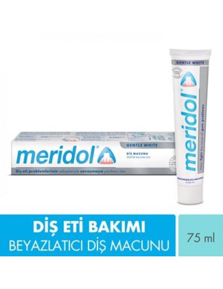 Meridol Gentle White Beyazlatıcı Diş Macunu 75 ml