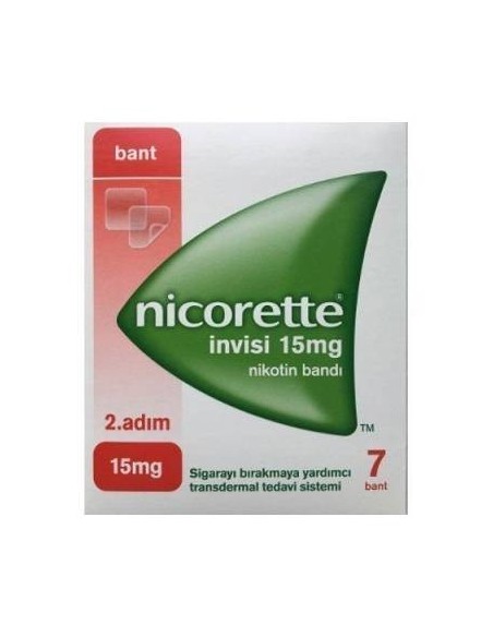 Nicorette İnvisi 2.Adım15 Mg 7 Nikotin  Bandı (S.K.T 11-2023)