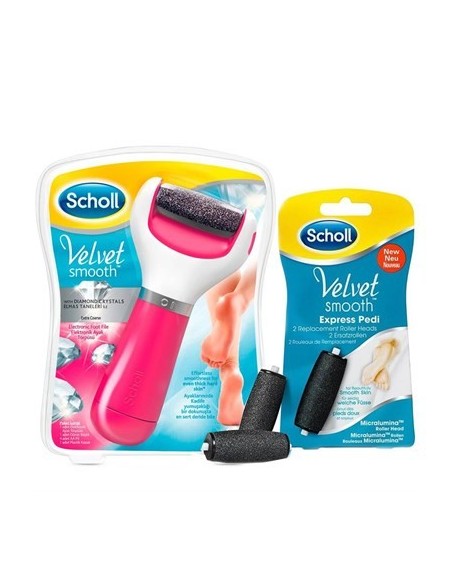 Scholl Velvet Smooth Ayak Törpüsü + Velvet 2' li Yedek Törpü HEDİYE