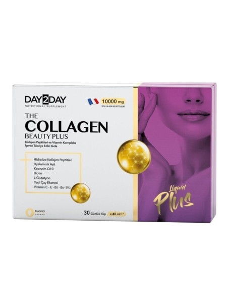 Ocean Day2Day The Collagen Beauty Plus Mango Takviye Edici Gıda 40 ml x 30 Tüp (S.K.T 04-2023)